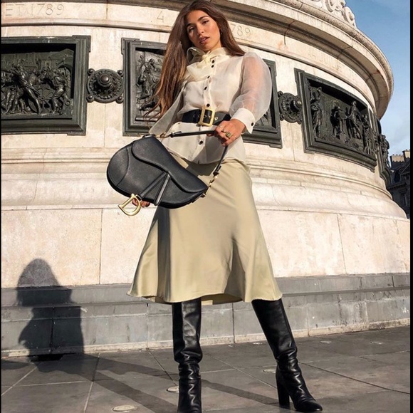 NWT Zara Organza Blouse - Picture 8 of 10